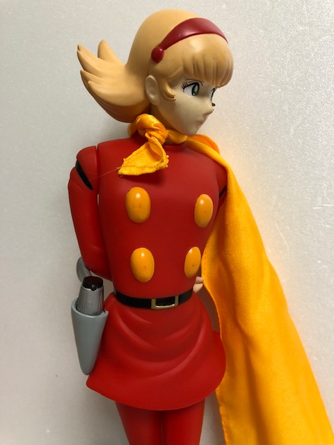 大型☆サイボーグ００９☆００３ フランソワーズ・アルヌー ソフビ人形 ３０．５ｃｍ 版権有 フィギュア アニメ 現状 【AT504】　