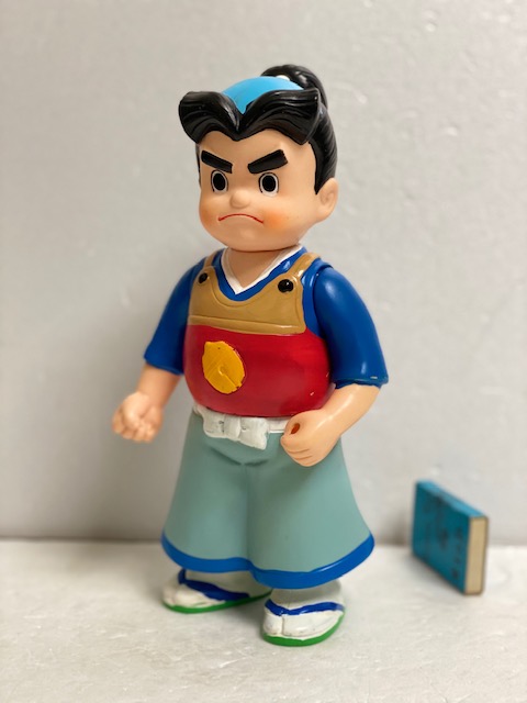 赤胴鈴之助　ソフビ人形　ニッセイ ニッセイ☆赤胴鈴之助☆ソフビ人形 大 23．5cm 当時物 アニメ