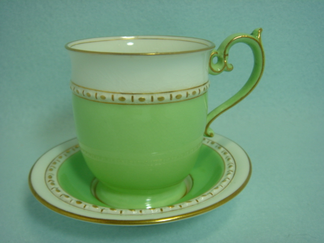 ロイヤルウースター　ROYAL WORCESTER　デミタス　アンティーク　カップ&ソーサー　【AW1050】