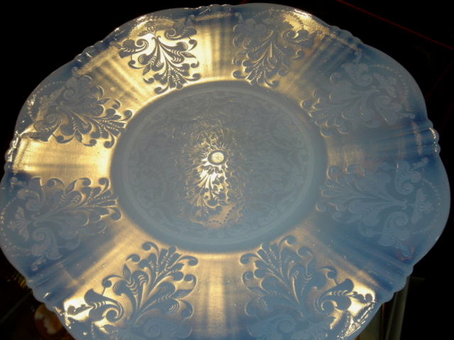 マクベスエバンス社 モナックス　アメリカンスイートハート 　１２インチ　サービングプレート　【AWG0135】