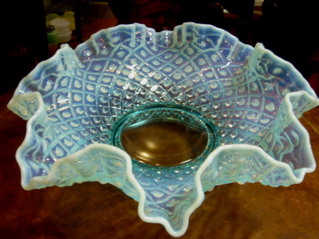 フェントン　ダイヤモンドレース　ブルーオパールセント　ロウコンポート　【AWG0098】