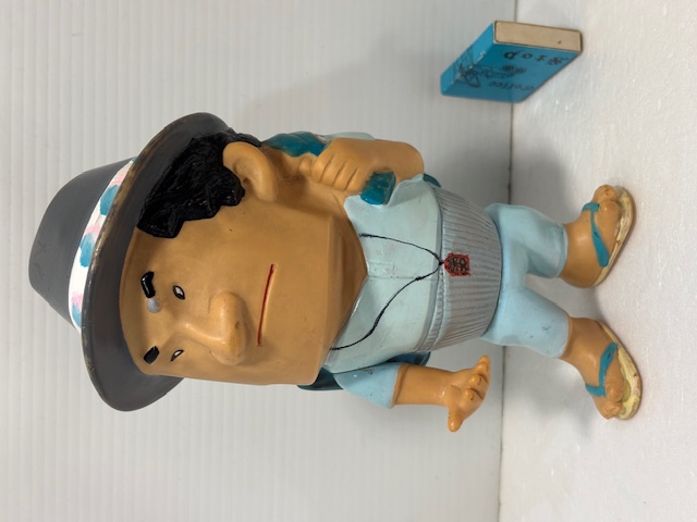 大きい☆昭和レトロ☆渥美清☆男はつらいよ☆車寅次郎☆寅さん☆ソフビ人形 ２０．５ｃｍ  フーテンの寅 当時物 版権有 映画 俳優 タレント 芸能人 現状 【RT0054】