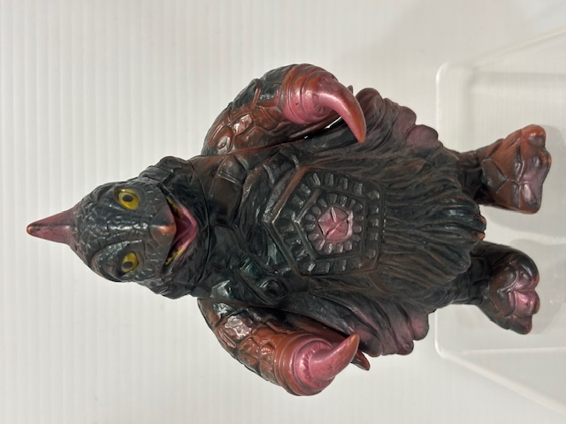 1978年☆ポピー☆ベムスター（足型あり）☆キングザウルスシリーズ☆ソフビ人形 １５．３ｃｍ 当時物 ウルトラ怪獣 JAPAN 版権有 現状【RT0071】