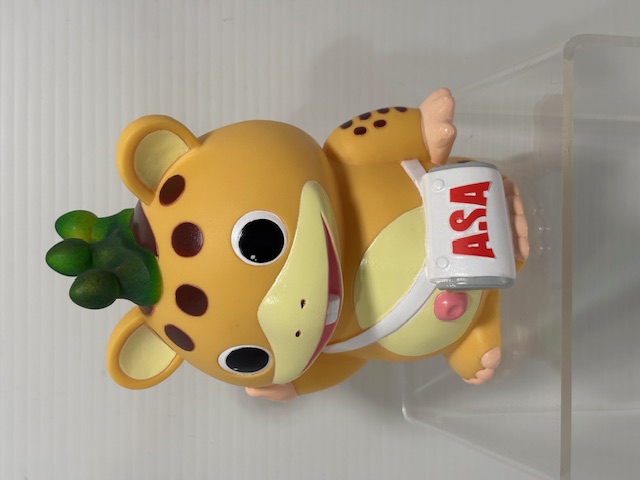 1986年☆朝日新聞社☆ASA☆快獣 ブースカ☆ソフビ人形☆貯金箱 １３．０ｃｍ 当時物 企業物 非売品 現状【RT0092】