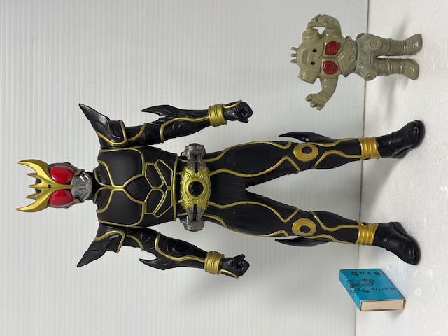 大型☆開封品☆箱付☆バンダイ☆仮面ライダー クウガ☆ソフビ人形 ３０．０ｃｍ  石森プロ 版権有 現状 【RT0142】