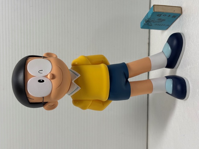 大きい☆箱付☆のび太☆ドラえもん☆ソフビ人形 ２０．３ｃｍ メディコムトーイ 版権有 アニメ 現状【RT0179】