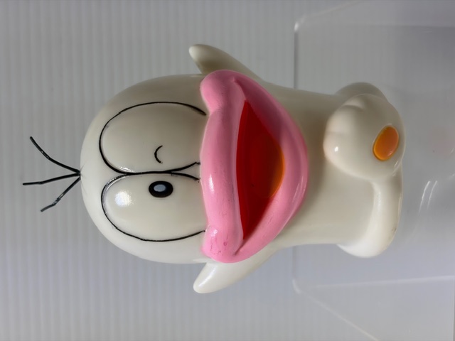 住友銀行☆オバケのQ太郎☆ソフビ人形☆貯金箱 １２．０ｃｍ 当時物 企業物 非売品 現状　【RT0209】