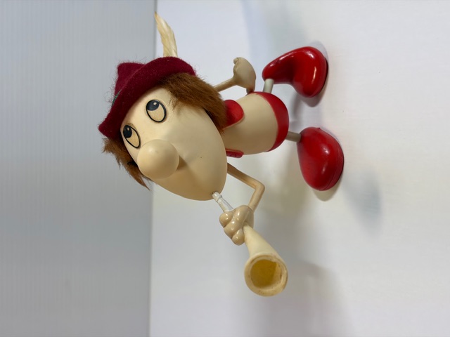 チロリアン☆昭和レトロ☆人形 ９．５ｃｍ 当時物 企業物 非売品 現状【RT0322】