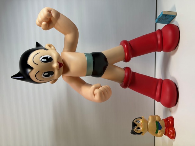 特大☆ビリケン☆鉄腕アトム☆ソフビ人形 ４１．５ｃｍ フィギュア 版権有 アニメ 現状 【RT0329】