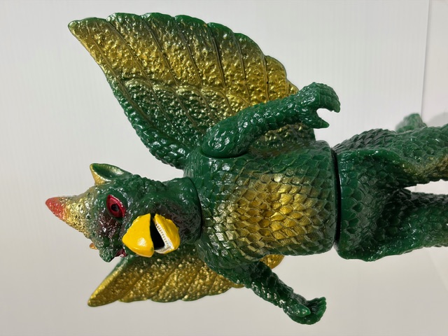 日東☆大巨獣ガッパ☆ソフビ人形 体長 １７．０（頭～尾） JAPAN 日活 現状 【RT0337】