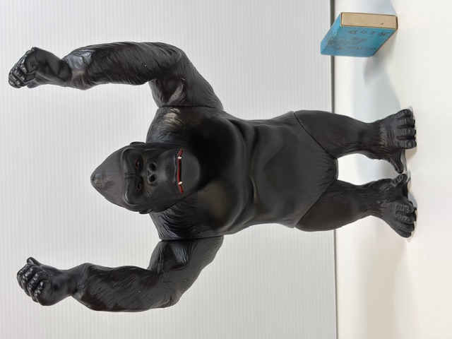 1983年☆キングコング☆昭和レトロ☆ソフビ人形 ２０．３ｃｍ １５０ｇ 当時物 JAPAN 版権有 現状【RT0376】