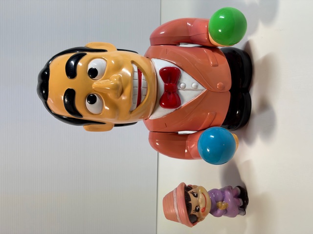 大型☆バンダイ☆1989☆志村けん☆人形 ２２．０ｃｍ ４００ｇ当時物 版権有 JAPAN タレント 現状 【RT0404】