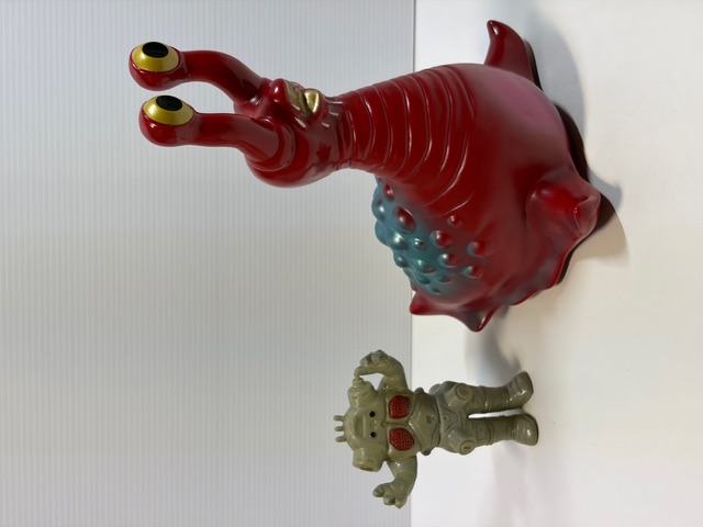 ビリケン☆ナメゴン☆ウルトラQ☆怪獣☆ソフビ人形 １９．３ｃｍ 長さ １５．５ｃｍ  MADE IN JAPAN 版権有 現状 【RT0419】