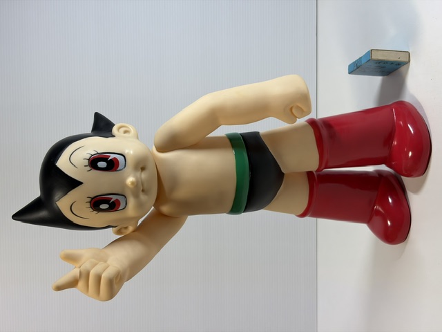 大型☆３４．５ｃｍ☆鉄腕アトム☆ソフビ人形☆アニメ 現状 詳細不明 【RT0479】