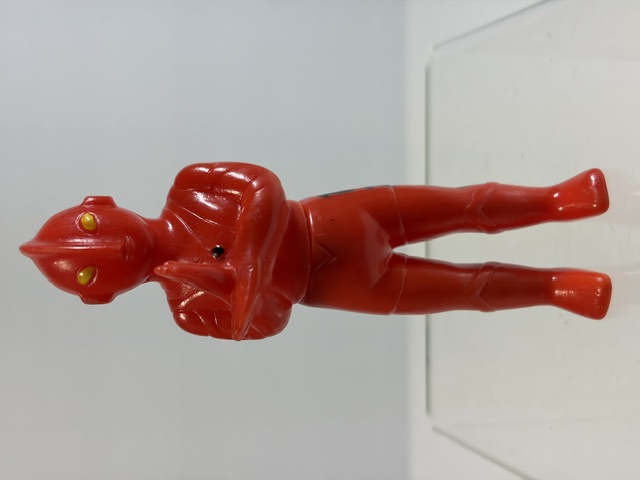 珍☆ブルマァク☆赤色☆ウルトラマン☆ソフビ人形 １２．０ｃｍ  放映当時物 版権有 現状【RT0483】