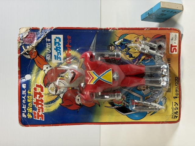 宇宙の騎士☆テッカマン☆人形 台紙２２．７ｃｍ 当時物 版権有 タツノコプロ 現状【RT0496】