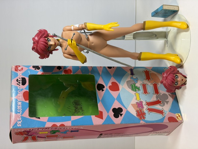 大型☆箱付☆キューティーハニー☆替え顔付☆如月ハニー☆ソフビ人形 ２９．０ｃｍ  メディコムトーイ 版権有 現状【RT0499】