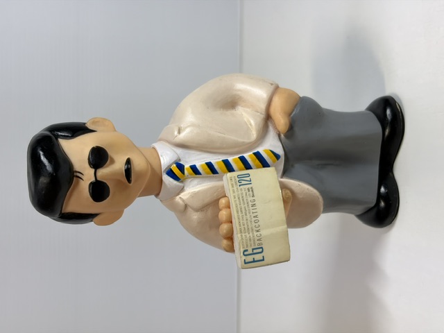 スコッチ☆EG☆VHSビデオテープ☆田代まさし☆マーシー☆ソフビ人形 １５．０ｃｍ 当時物 タレント 企業物 非売品 現状 【RT0500】