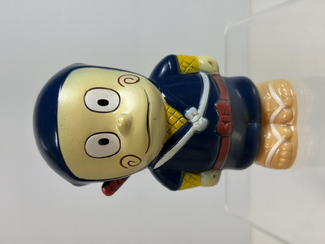 住友銀行☆忍者ハットリくん☆ソフビ人形☆貯金箱 １１．０ｃｍ 当時物 企業物 非売品 現状　【RT0501】