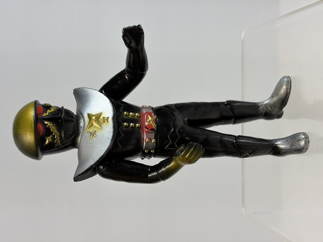 ポピー☆ハカイダー☆人造人間キカイダー☆ソフビ人形 １３．５ｃｍ 当時物 版権有 現状 【RT0548】