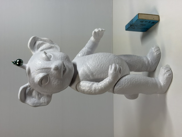 イヌクマ☆ホワイト☆チャメゴン☆快獣ブースカ☆ソフビ人形 ２２．５ｃｍ JAPAN 当時 版権有 円谷プロ 現状 【RT0583】