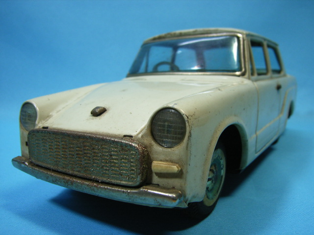 定番入荷 萬代屋【トヨタ パブリカ 水色】ブリキ フリクション自動車