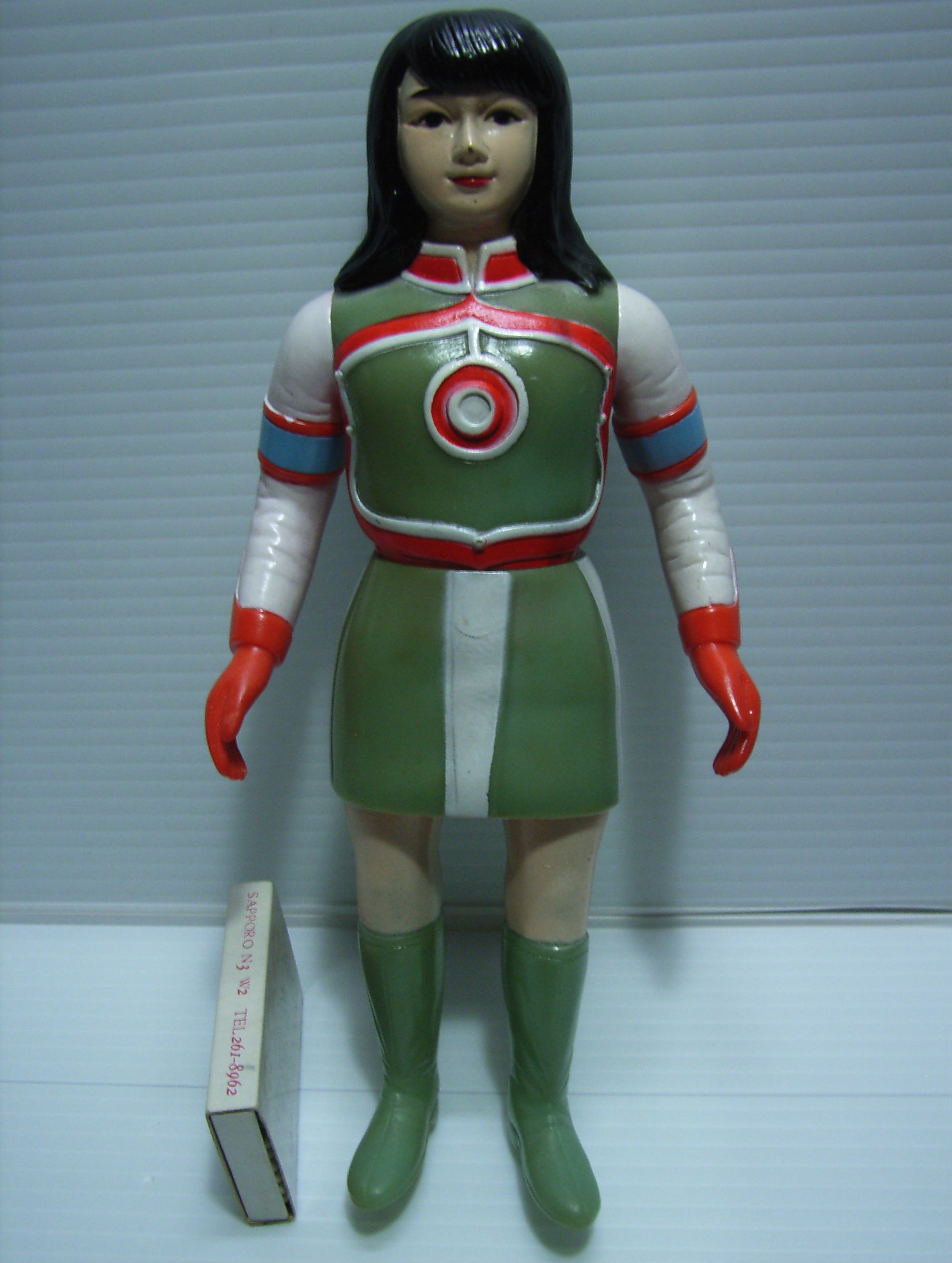 レア☆ブルマァク ウルトラマンタロウ ZAT 女性隊員 ソフビ人形 