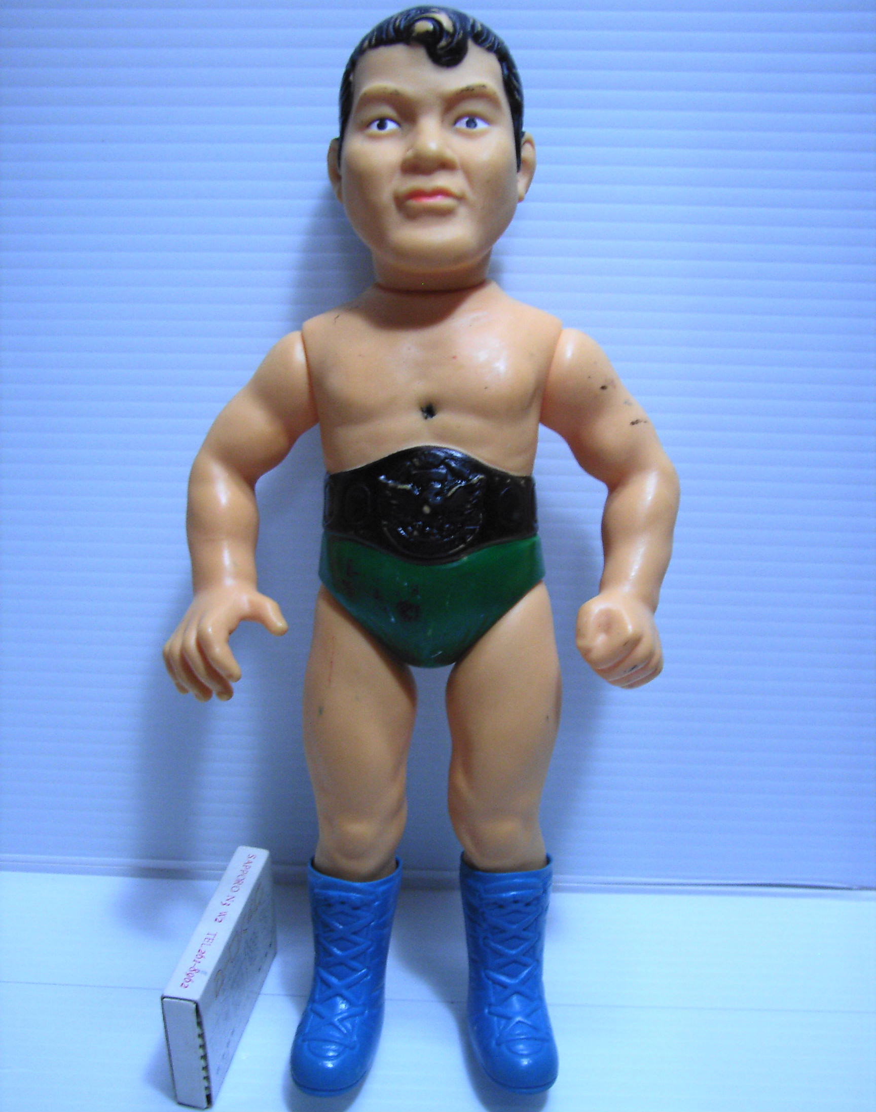 アントニオ猪木 ソフビ人形 大 25．0cm 当時物 日本プロレス 