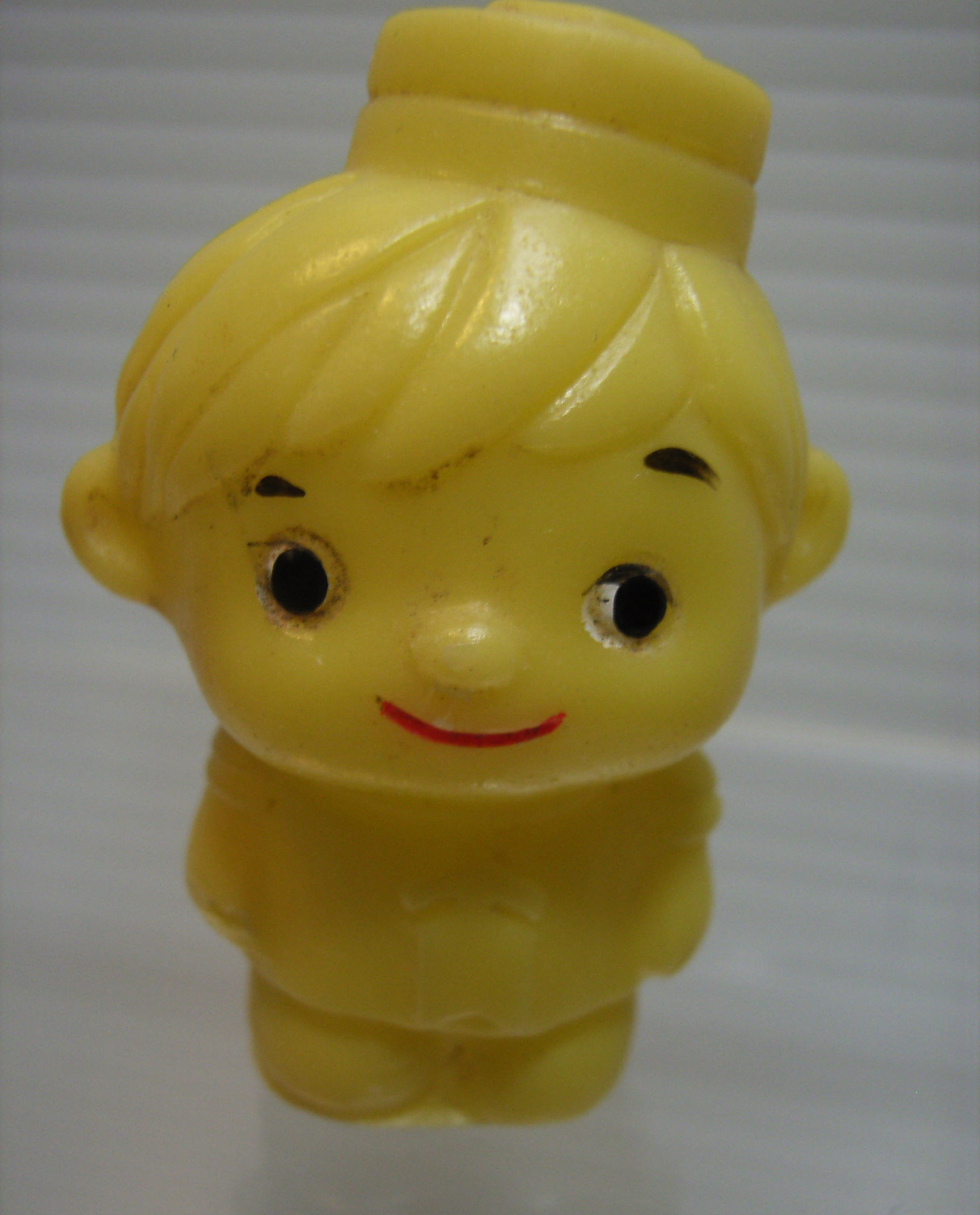 平田やのようかん」企業物 ソフビ 指人形 「逆立ちぼうや 」 希少