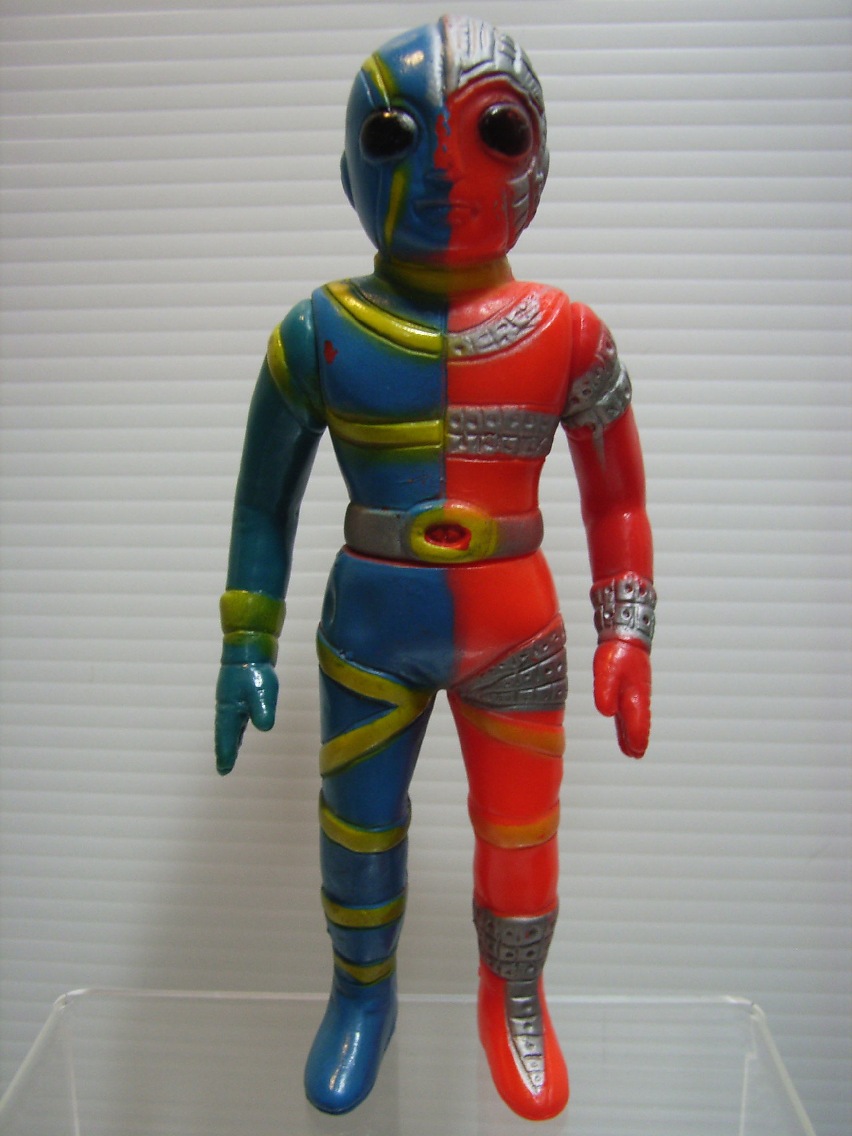 難あり】タカトク T.T 人造人間キカイダー ソフビ 約28cm 面倒くさ 