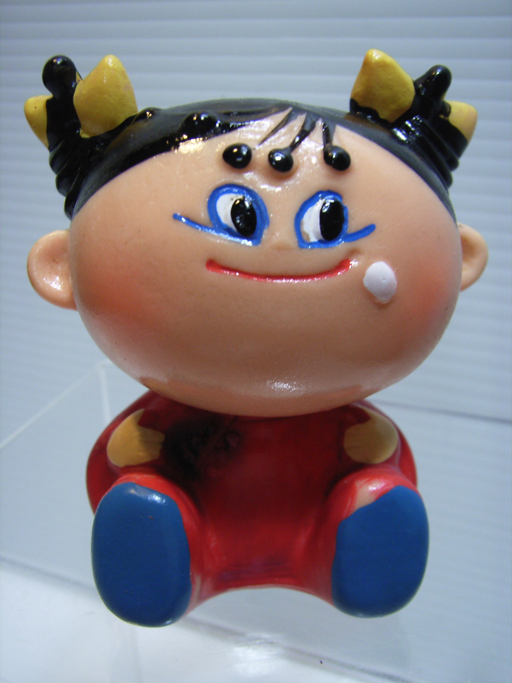 美品☆銀座アスター アスターちゃん ソフビ人形 7.2cm