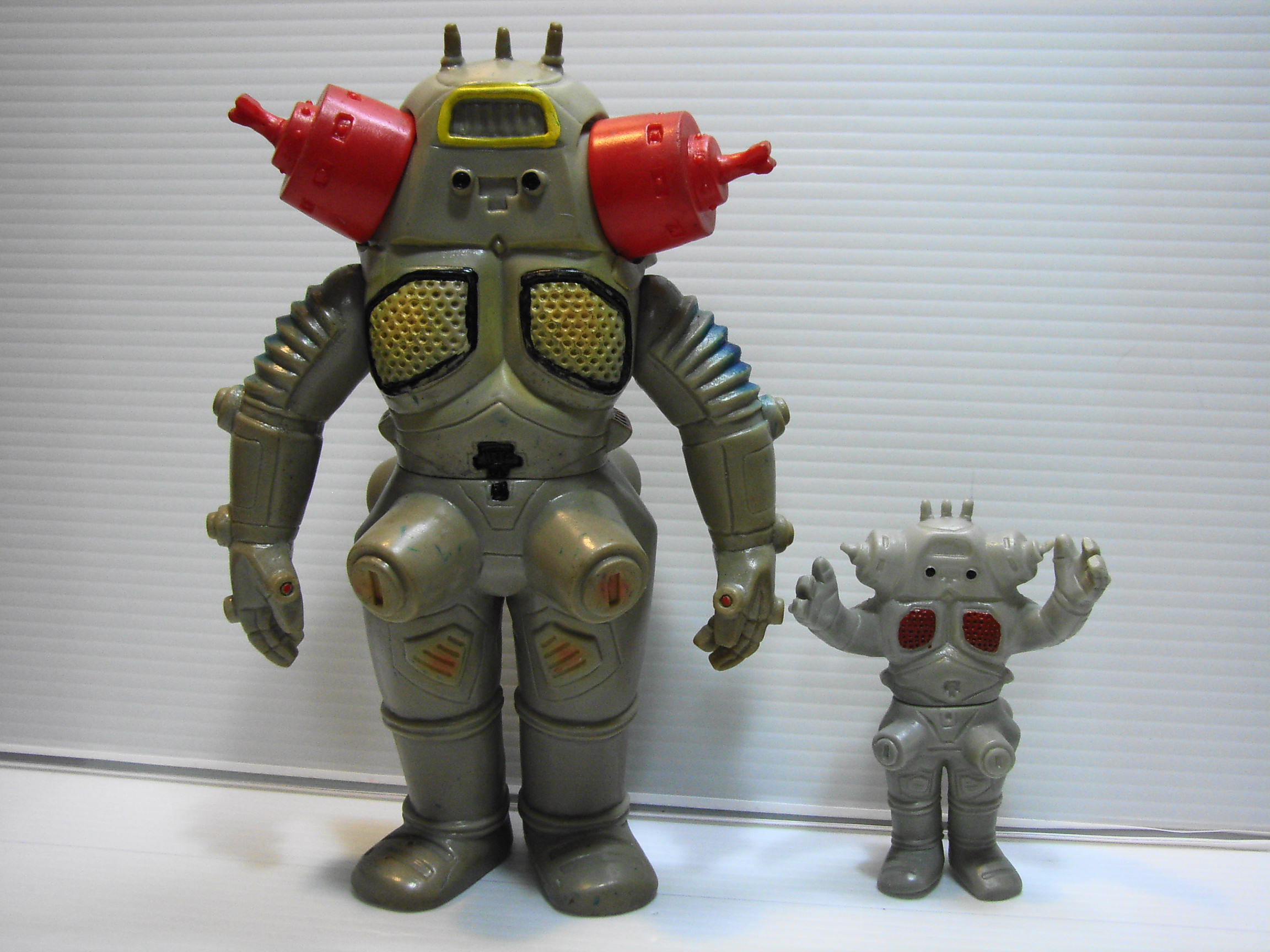 【秘蔵】マルサン　ブルマァク移行期　ソフビ　キングジョー　補修なし　当時物 希少 当時もの マルサン ブルマァク移行期 キングジョー 秘蔵