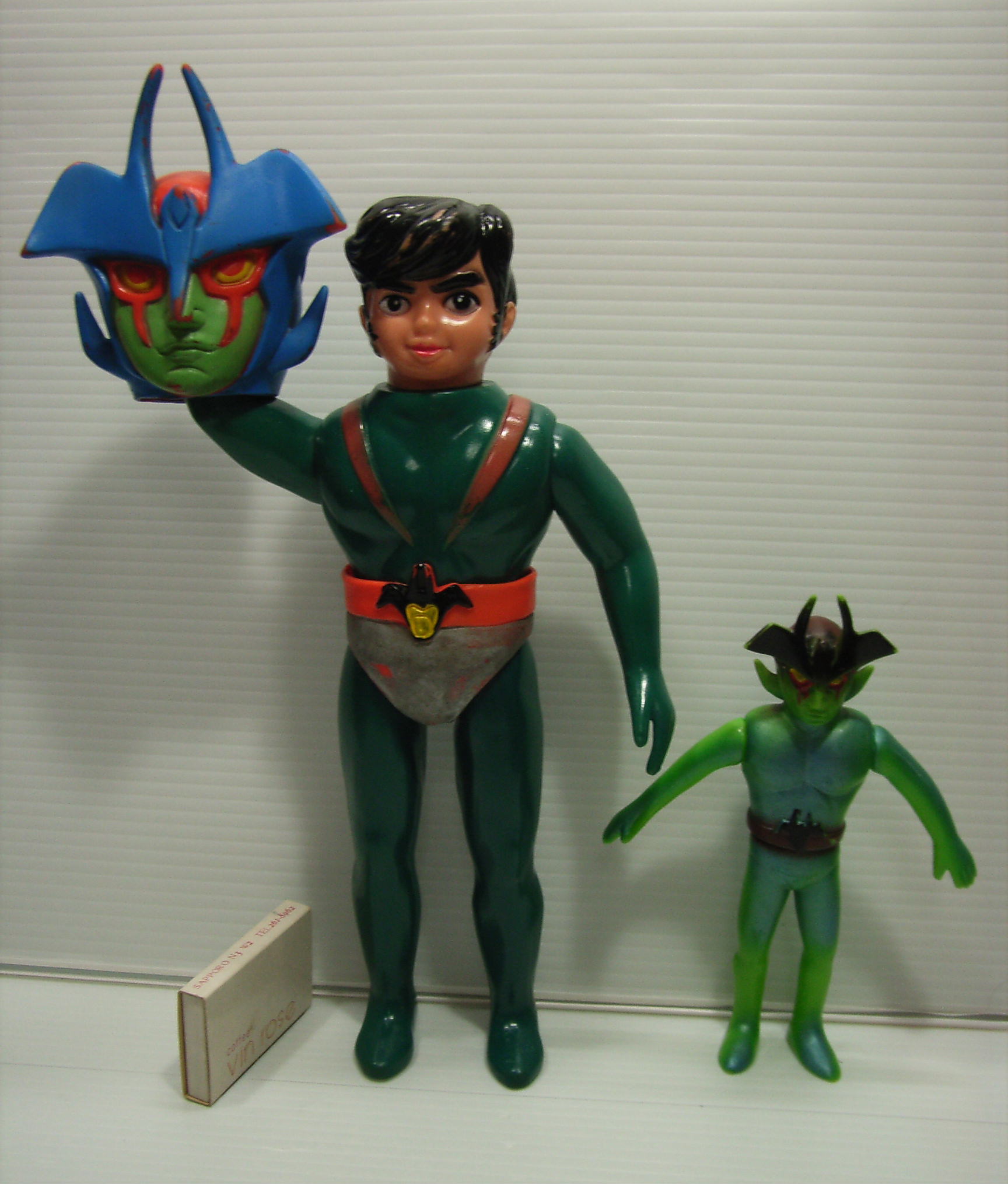 貴重☆バンダイ デビルマン（マスク脱着可） ソフビ人形 28．0cm  