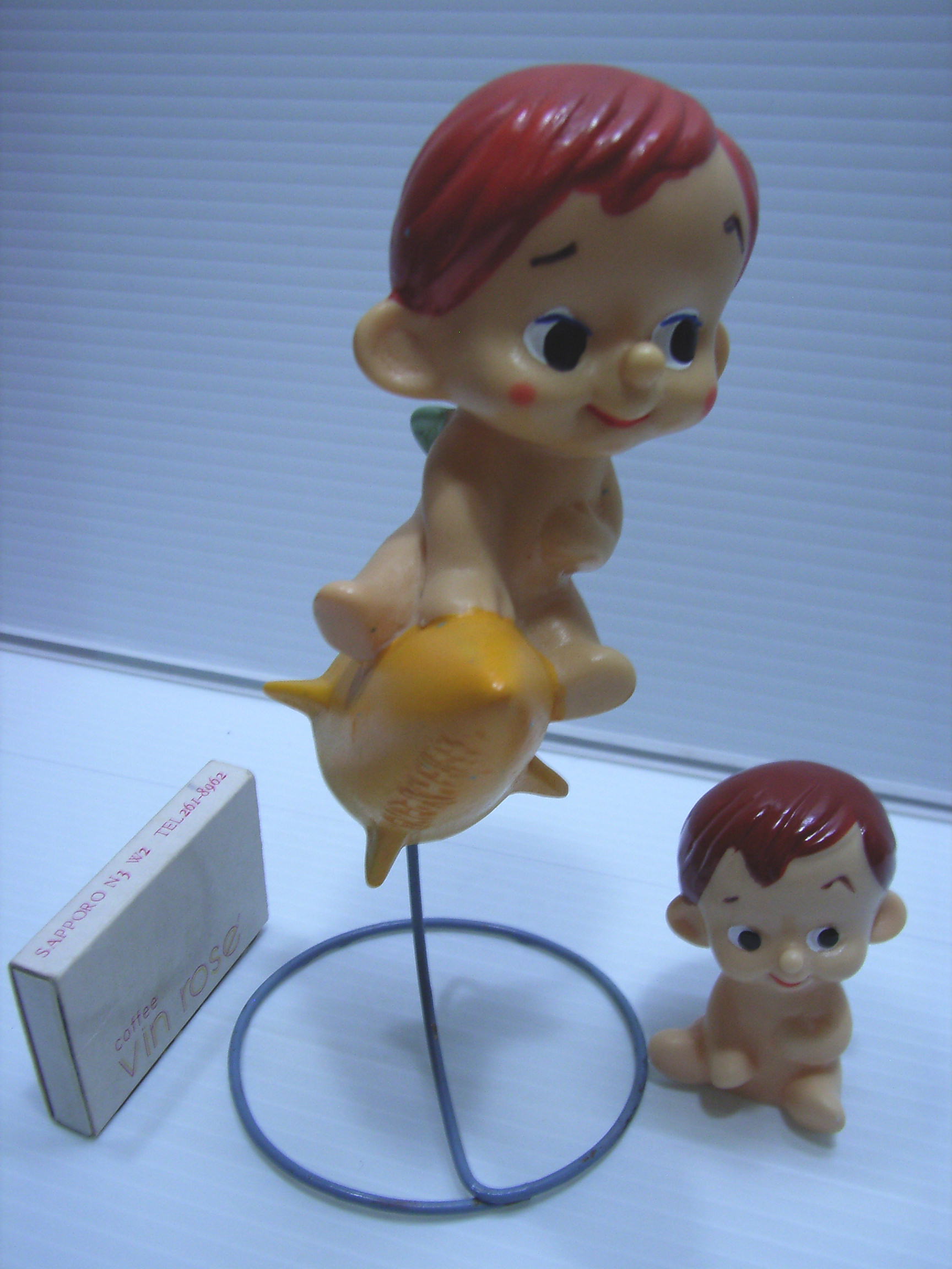 激レア☆森永 店頭用 エンゼル坊や ソフビ人形 16．0cm