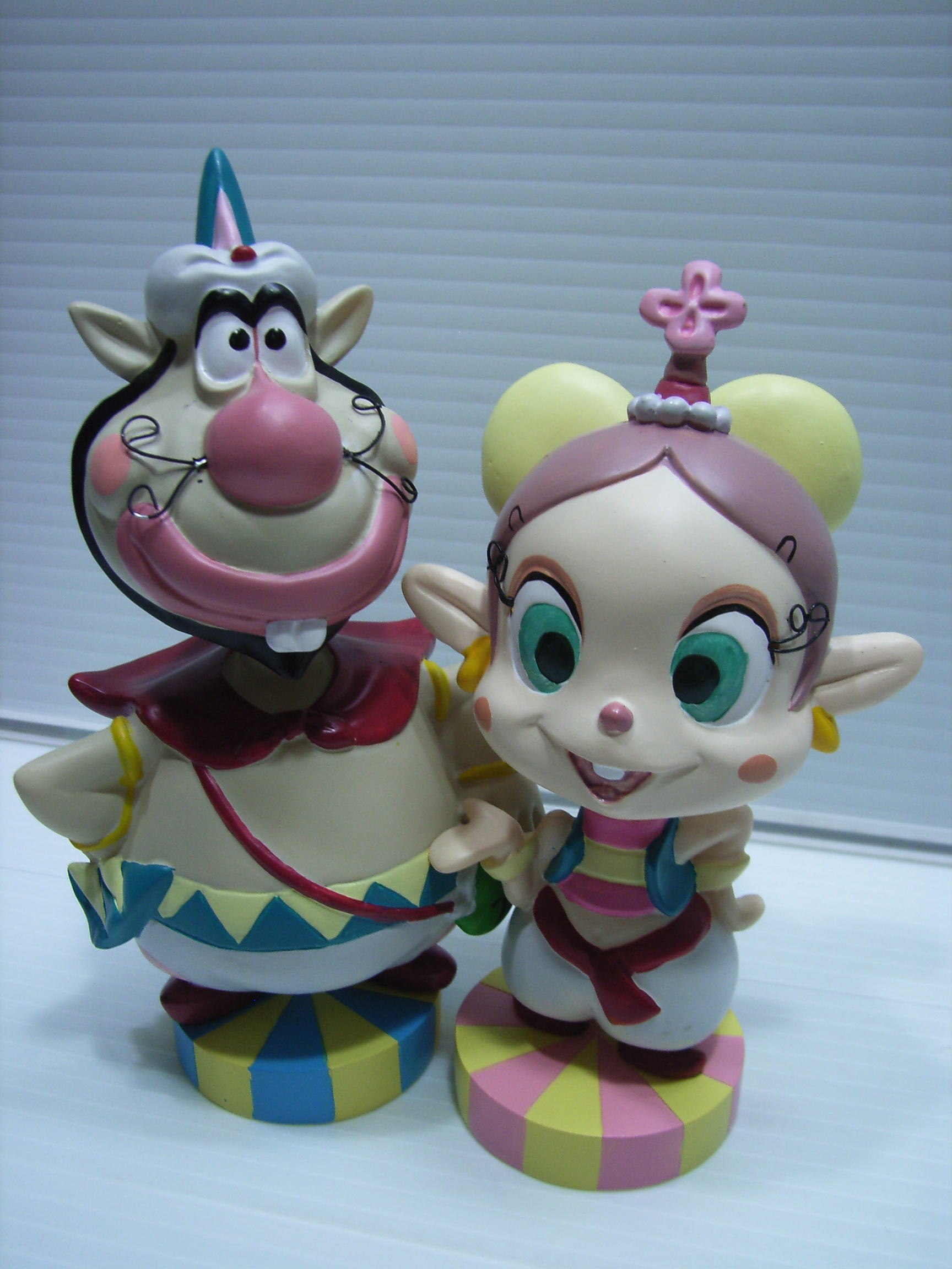 2体セット☆ハクション大魔王・アクビちゃん☆首ふり人形☆陶器製