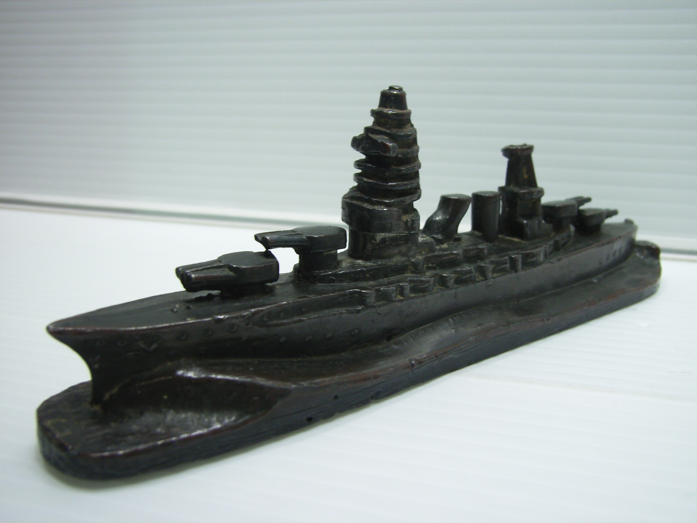 軍艦 16．3cm 300g 当時物 戦艦 現状 詳細不明◇江崎 グリコ 
