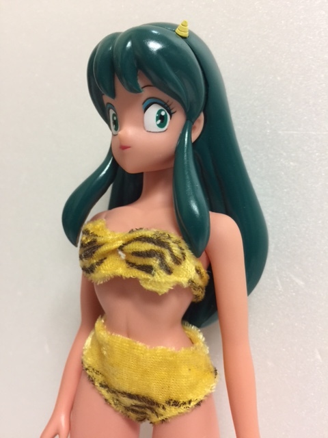 うる星やつら　ラムちゃん ソフビ人形 大 ２５．３ｃｍ 当時物 版権有 マーミット 現状 【TO4260】