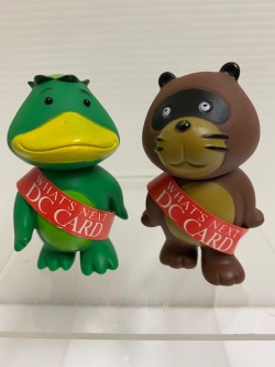 2体セット☆DC CARD カード キャラクター カッパ・たぬき  