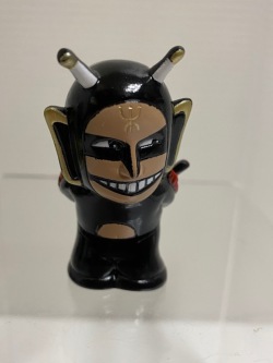 ブラックデビル？☆ソフビ人形 5．5cm 闘龍門 現状 詳細不明