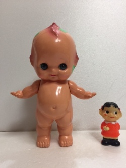 セルロイド キューピー レトロ 高さ23．5センチ （キューピー 