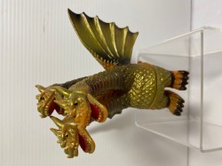 ポピー☆キングギドラ（足型あり）☆キングザウルスシリーズ☆ソフビ  