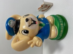 店頭用☆JR 東日本☆ソフビ人形☆貯金箱 15．0cm 100g 当時物