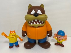 開封品☆箱付☆オオカミ男☆怪物くん☆ソフビ人形 １８．５ｃｍ 箱６８０ｇ メディコムトーイ 版権有 アニメ 現状 【AT1924】
