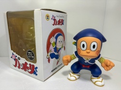開封品☆箱付☆忍者ハットリくん☆貫蔵☆カンゾウ ソフビ人形 １５．２ｃｍ １６０ｇ メディコムトーイ 版権有 アニメ 現状 【AT2401】