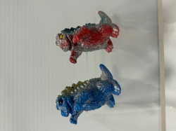 ２体セット☆ゴジラ☆人形 高さ ４．７ｃｍ 現状 詳細不明【AT2486】