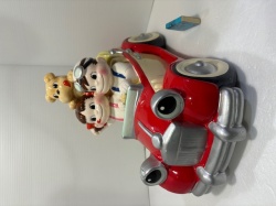 不二家☆ペコちゃん☆ペコポコハッピードライブ☆陶器製☆記念品 長さ３９．０ｃｍ ３．０Kg 企業物 非売品 現状【AT2501】