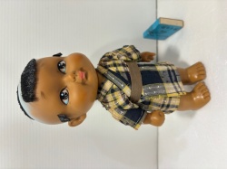 昭和レトロ☆大五郎☆子連れ狼☆ソフビ人形 ２０．３ｃｍ 双葉社 BIKO 当時物 JAPAN 時代劇 版権有 現状【AT2573】