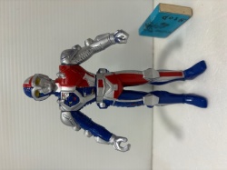 1980年代☆超人機メタルダー☆ソフビ人形 16．0cm 放映当時物 版権有