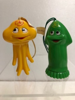 ２体セット☆フロムエー キャラクター ソフビ人形 ６．８ｃｍ 当時物 企業物 非売品 現状 【AT354】