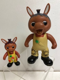 ニッコー おはよう！こどもショー ロバくん ソフビ人形 16．8cm 